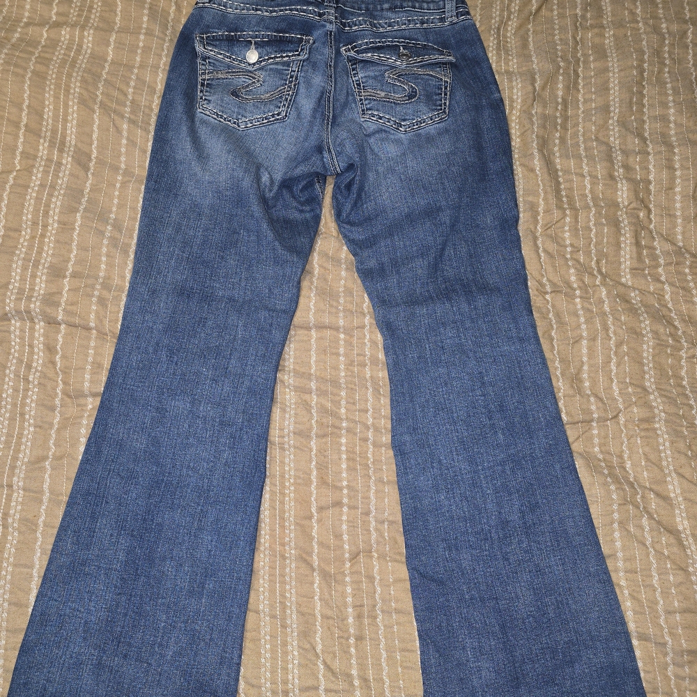 Silver Jeans Women's Suki Midrise Bootcut Jeans Raw Hem 29x29